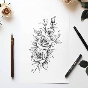 path-road tattoo design ideas soft-focus hike stands for determination