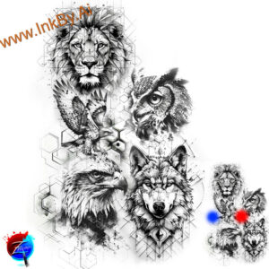 abstract-tattoo-design-organic-structure-bleak – tattoo design ideas free ai generated – Gallery: duze-inkby-ai